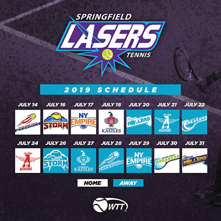 2019 Calendar Springfield Lasers