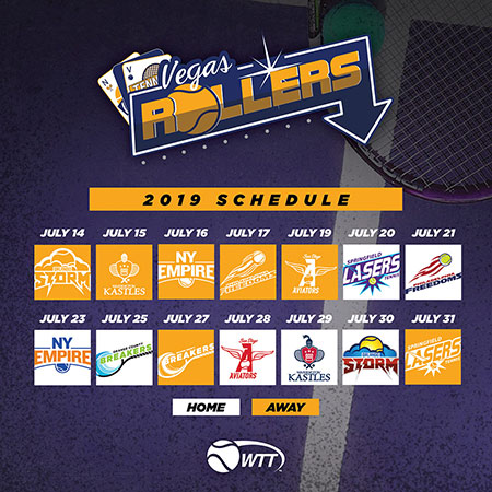 Vegas Rollers 2019 Calendar